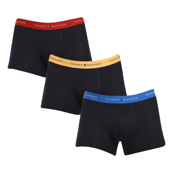 3PACK Мъжки боксерки Tommy Hilfiger тъмно синьо (UM0UM02763 0WR)