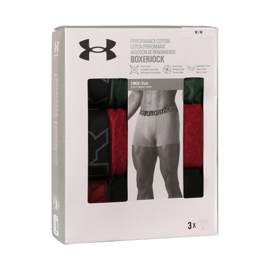 3PACK Мъжки боксерки Under Armour многоцветен (1383891 302)