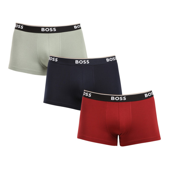 3PACK Мъжки боксерки BOSS многоцветен (50517827 967)