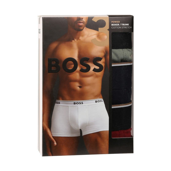 3PACK Мъжки боксерки BOSS многоцветен (50517827 967)