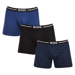 3PACK Мъжки боксерки BOSS многоцветен (50517840 982)