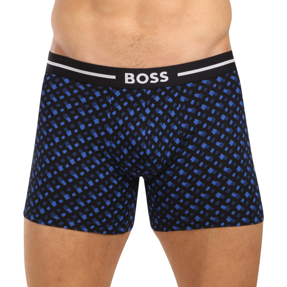 3PACK Мъжки боксерки BOSS многоцветен (50517840 982)