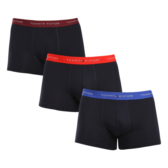 3PACK Мъжки боксерки Tommy Hilfiger тъмно синьо (UM0UM02763 05K)