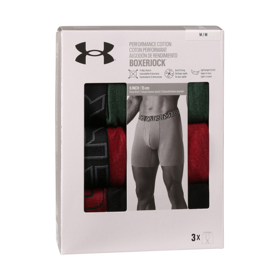 3PACK Мъжки боксерки Under Armour многоцветен (1383889 302)