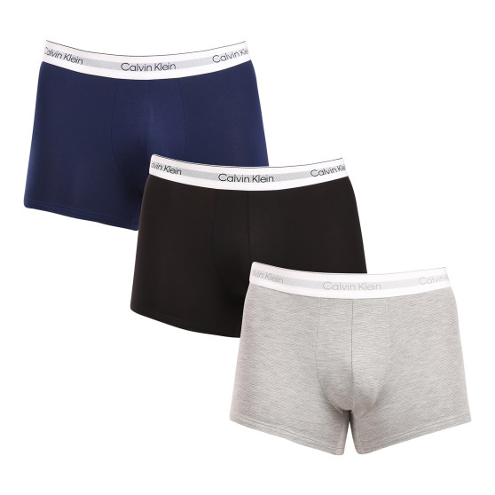 3PACK Мъжки боксерки Calvin Klein многоцветен (NB3953A-PS8)