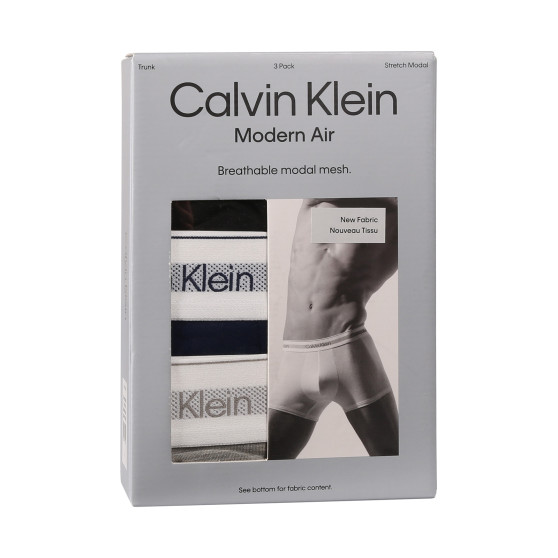 3PACK Мъжки боксерки Calvin Klein многоцветен (NB3953A-PS8)