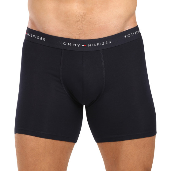 3PACK Мъжки боксерки Tommy Hilfiger тъмно синьо (UM0UM02765 0W3)