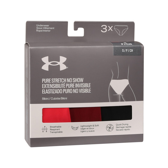 3PACK дамски бикини Under Armour multicolour (1383897 713)