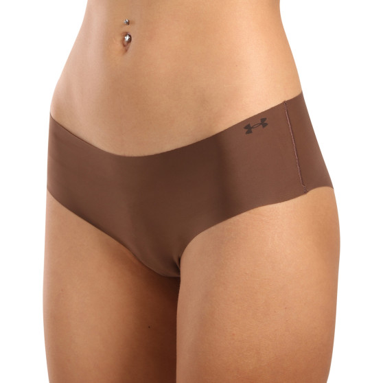 3PACK дамски бикини Under Armour brown (1383895 625)