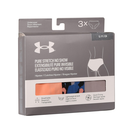 3PACK дамски бикини Under Armour multicolour (1383896 432)