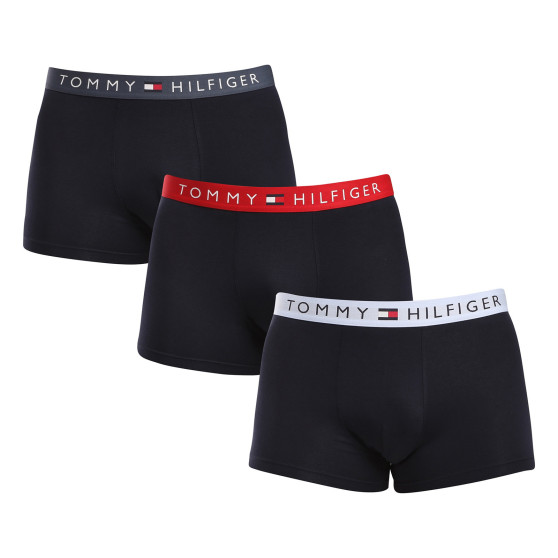 3PACK Мъжки боксерки Tommy Hilfiger тъмно синьо (UM0UM03181 0R1)