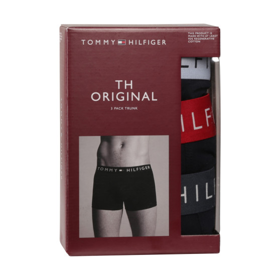 3PACK Мъжки боксерки Tommy Hilfiger тъмно синьо (UM0UM03181 0R1)