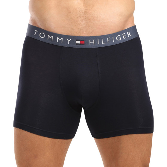 3PACK Мъжки боксерки Tommy Hilfiger тъмно синьо (UM0UM03431 0R1)