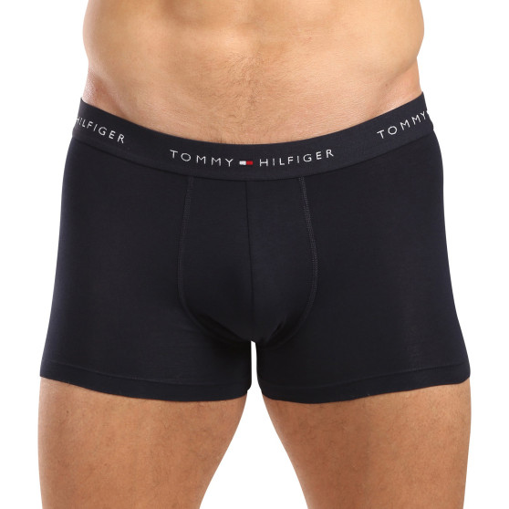 3PACK Мъжки боксерки Tommy Hilfiger тъмно синьо (UM0UM02763 0W3)