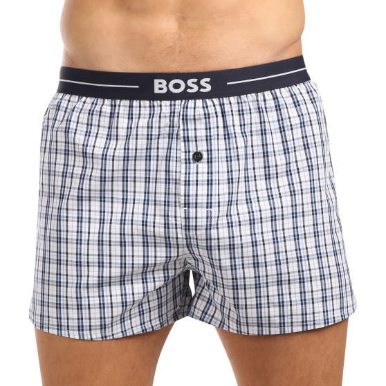 3PACK Мъжки боксерки BOSS многоцветен (50505677 460)