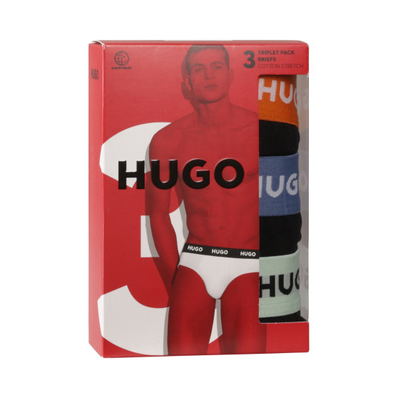 3PACK мъжки слипове HUGO черено (50517879 961)