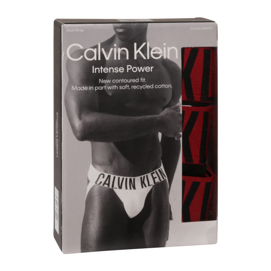 3PACK мъжки анцузи Calvin Klein черено (NB3606A-Q5X)