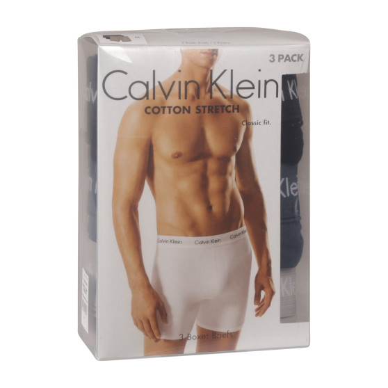 3PACK Мъжки боксерки Calvin Klein многоцветен (NB1770A-QRH)