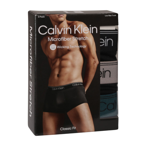 3PACK Мъжки боксерки Calvin Klein черено (NB2569A-Q7E)