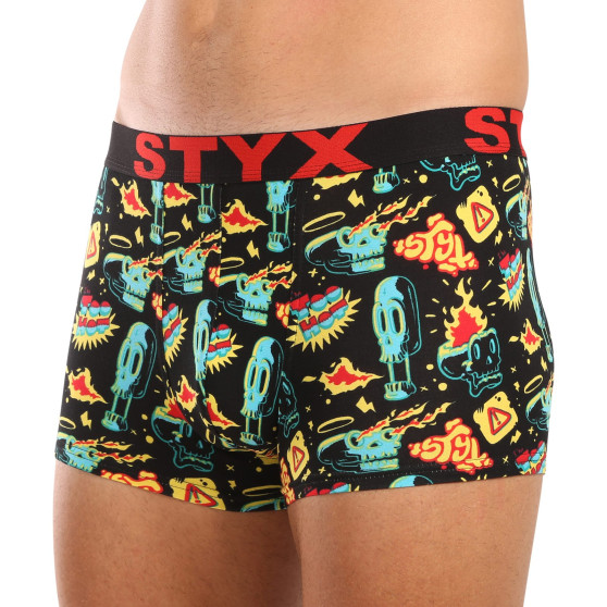 6PACK Мъжки боксерки Styx art sports rubber multicolour (6G13198780)