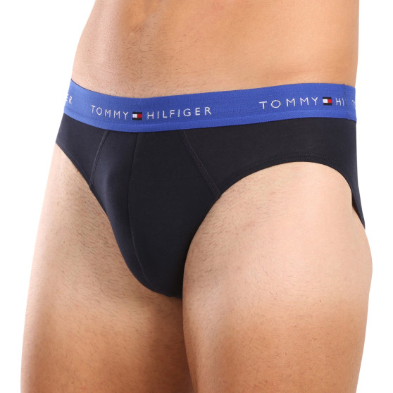 3PACK мъжки слипове Tommy Hilfiger тъмно синьо (UM0UM02904 0Y1)