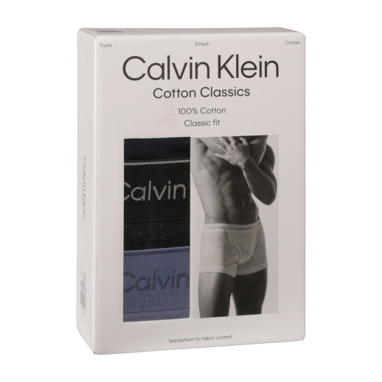 3PACK Мъжки боксерки Calvin Klein многоцветен (NB4002A-PRM)