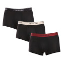 3PACK Мъжки боксерки Calvin Klein черено (NB2569A-Q84)