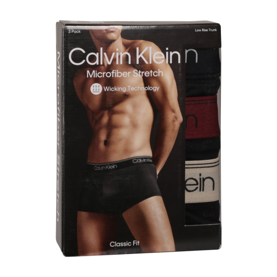 3PACK Мъжки боксерки Calvin Klein черено (NB2569A-Q84)