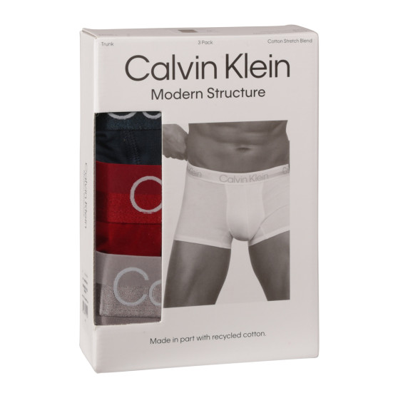 3PACK Мъжки боксерки Calvin Klein многоцветен (NB2970A-PZN)