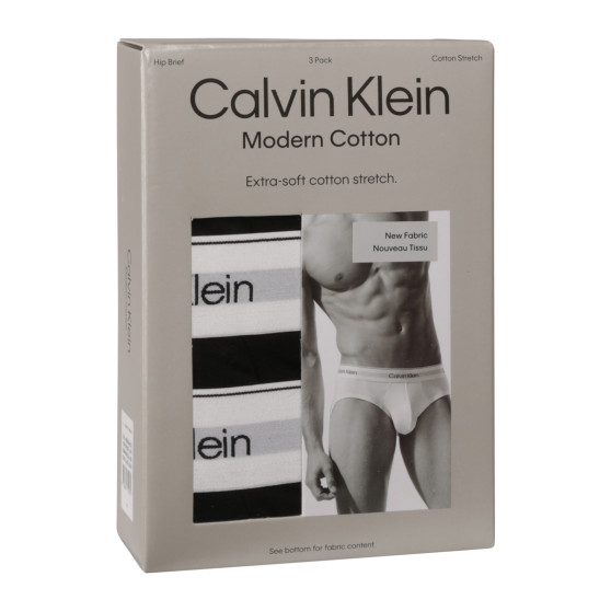 3PACK мъжки слипове Calvin Klein черено (NB3962A-UB1)