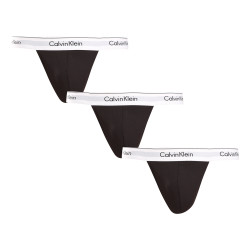 3PACK Мъжки стрингове Calvin Klein черено (NB3226A-001)