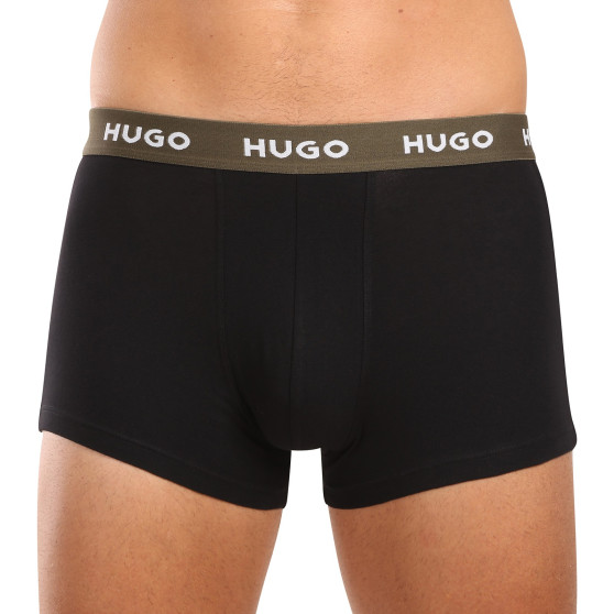 3PACK Мъжки боксерки HUGO черено (50517878 988)