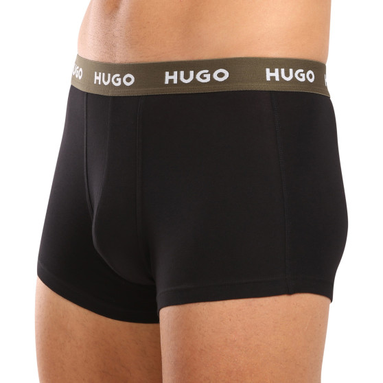 3PACK Мъжки боксерки HUGO черено (50517878 988)