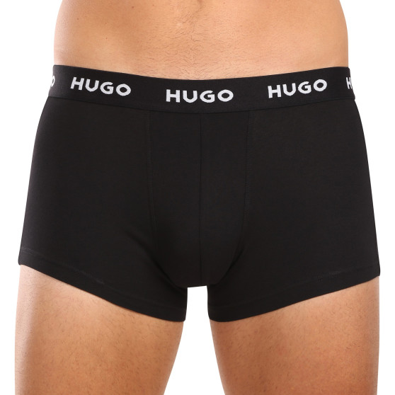 3PACK Мъжки боксерки HUGO черено (50517878 988)