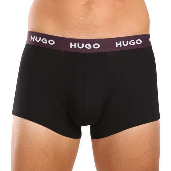 3PACK Мъжки боксерки HUGO черено (50517878 988)