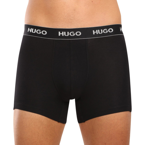 3PACK Мъжки боксерки HUGO черено (50517886 991)