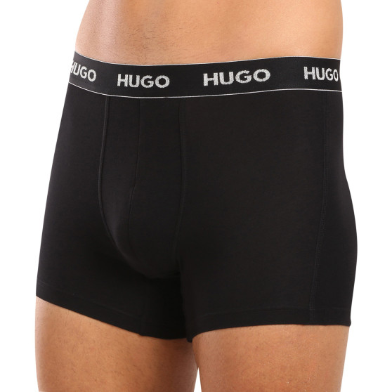 3PACK Мъжки боксерки HUGO черено (50517886 991)