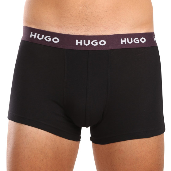 3PACK Мъжки боксерки HUGO многоцветен (50517894 982)