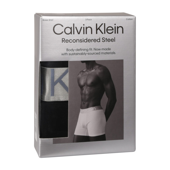 3PACK Мъжки боксерки Calvin Klein черено (NB3131A-PZE)