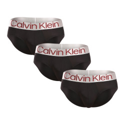 3PACK мъжки слипове Calvin Klein черено (NB3073A-Q09)