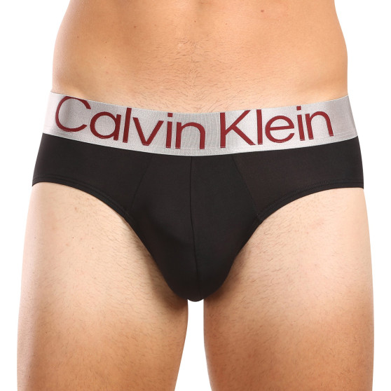 3PACK мъжки слипове Calvin Klein черено (NB3073A-Q09)