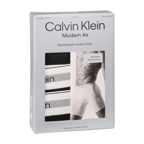 3PACK Мъжки боксерки Calvin Klein черено (NB3955A-UB1)