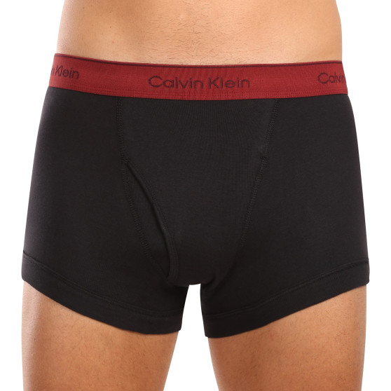 3PACK Мъжки боксерки Calvin Klein черено (NB4002A-PRU)