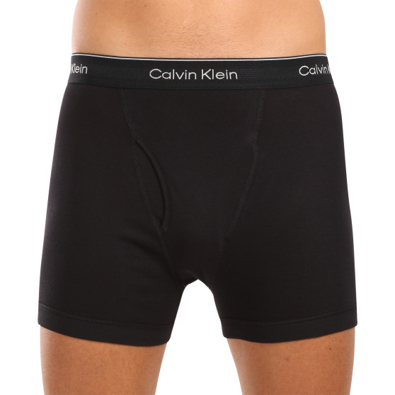 3PACK Мъжки боксерки Calvin Klein черено (NB4003A-001)