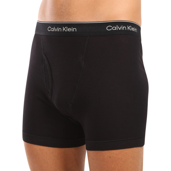 3PACK Мъжки боксерки Calvin Klein черено (NB4003A-001)