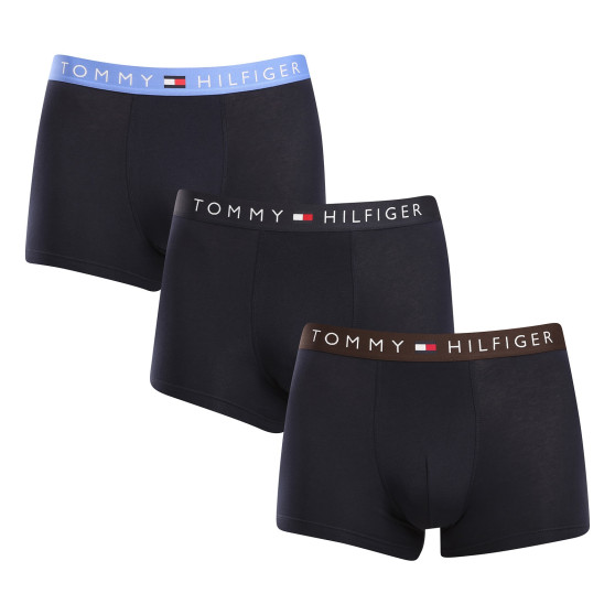 3PACK Мъжки боксерки Tommy Hilfiger тъмно синьо (UM0UM03181 0X0)