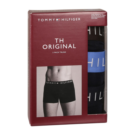 3PACK Мъжки боксерки Tommy Hilfiger тъмно синьо (UM0UM03181 0X0)