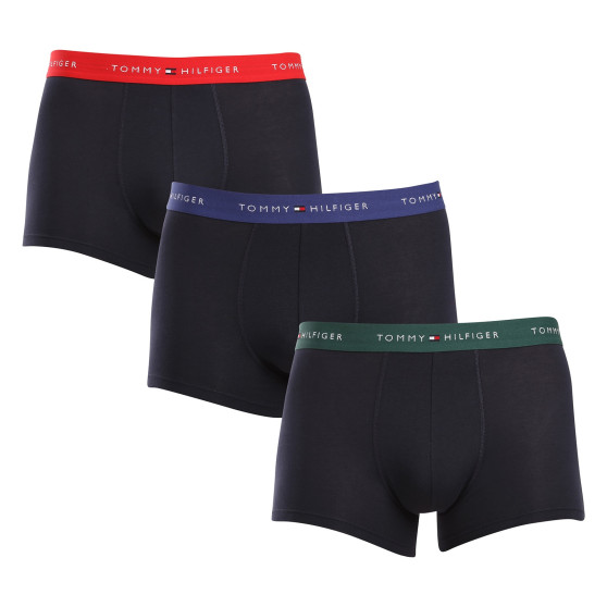 3PACK Мъжки боксерки Tommy Hilfiger тъмно синьо (UM0UM02763 0WN)