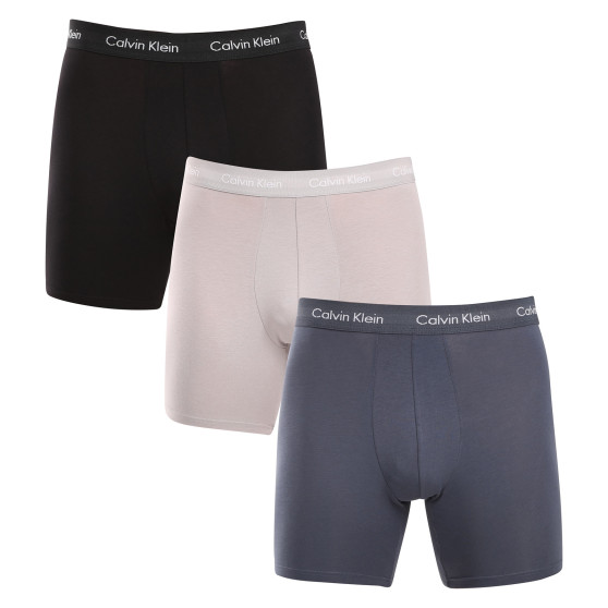 3PACK Мъжки боксерки Calvin Klein многоцветен (NB1770A-QRH)