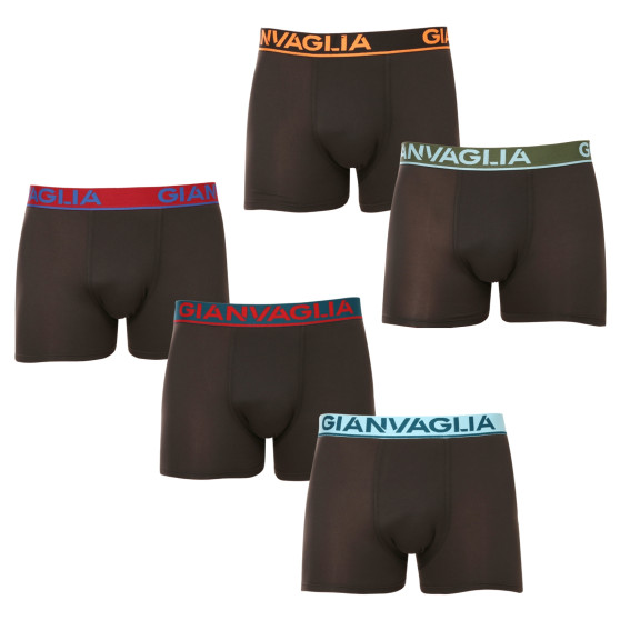 5PACK Мъжки боксерки Gianvaglia черено (GVG-5010)